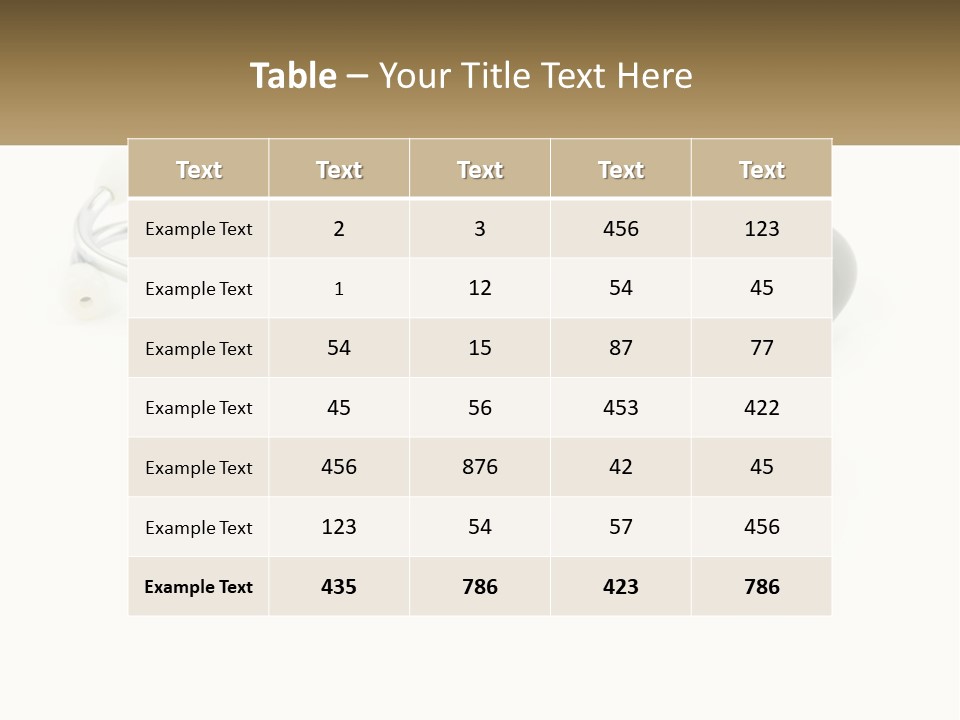 A Medical Powerpoint Presentation With A Stethoscope PowerPoint Template