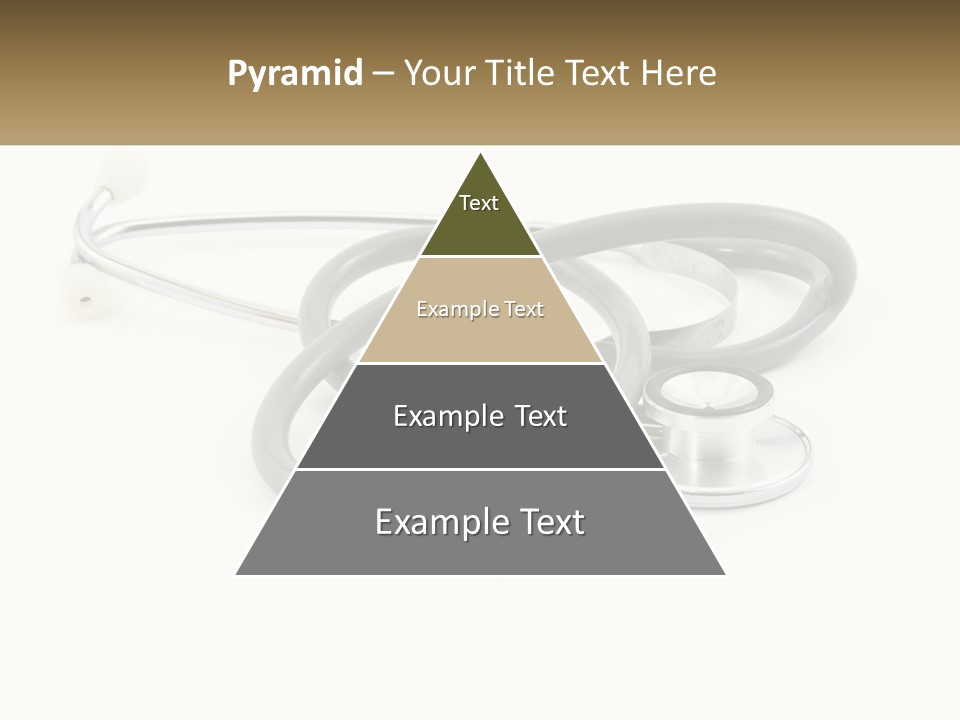 A Medical Powerpoint Presentation With A Stethoscope PowerPoint Template