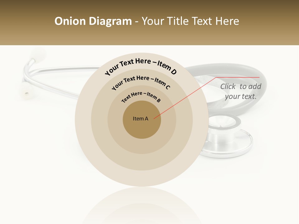 A Medical Powerpoint Presentation With A Stethoscope PowerPoint Template