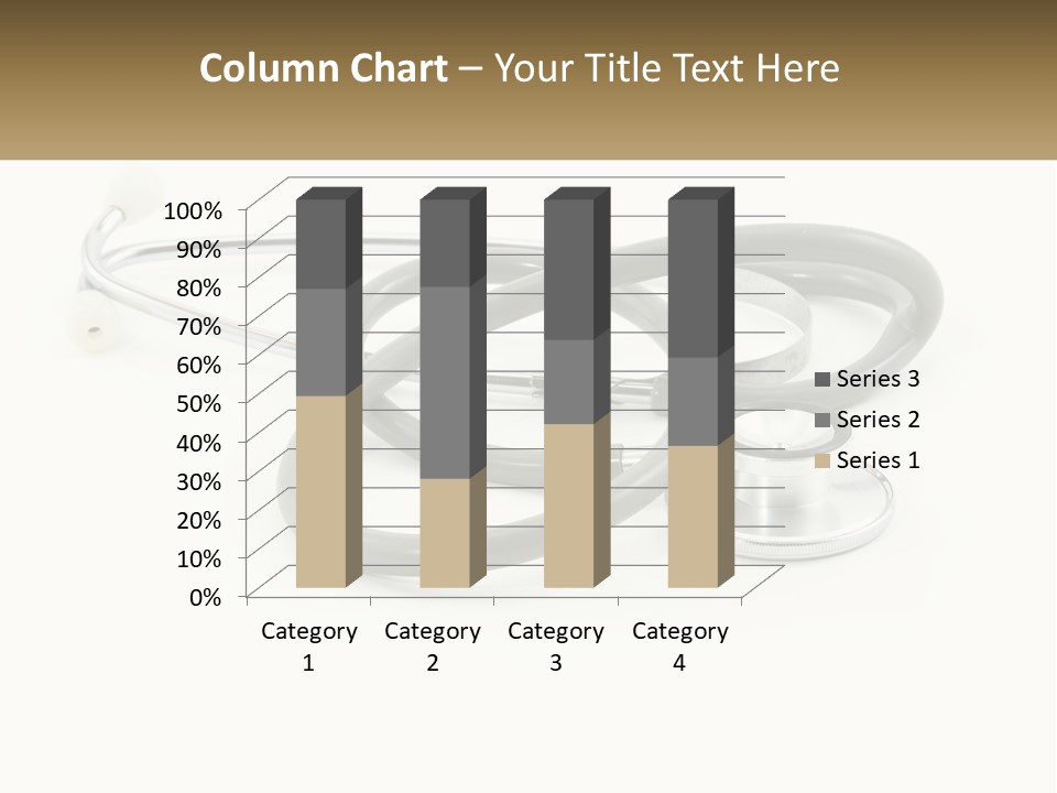 A Medical Powerpoint Presentation With A Stethoscope PowerPoint Template