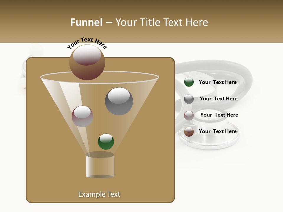 A Medical Powerpoint Presentation With A Stethoscope PowerPoint Template