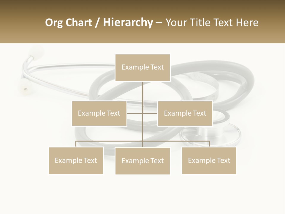 A Medical Powerpoint Presentation With A Stethoscope PowerPoint Template