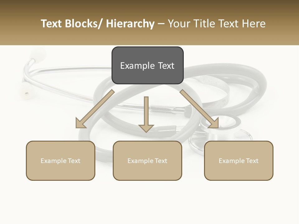 A Medical Powerpoint Presentation With A Stethoscope PowerPoint Template