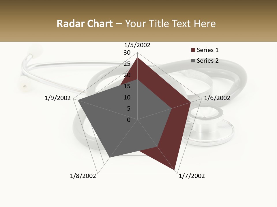 A Medical Powerpoint Presentation With A Stethoscope PowerPoint Template