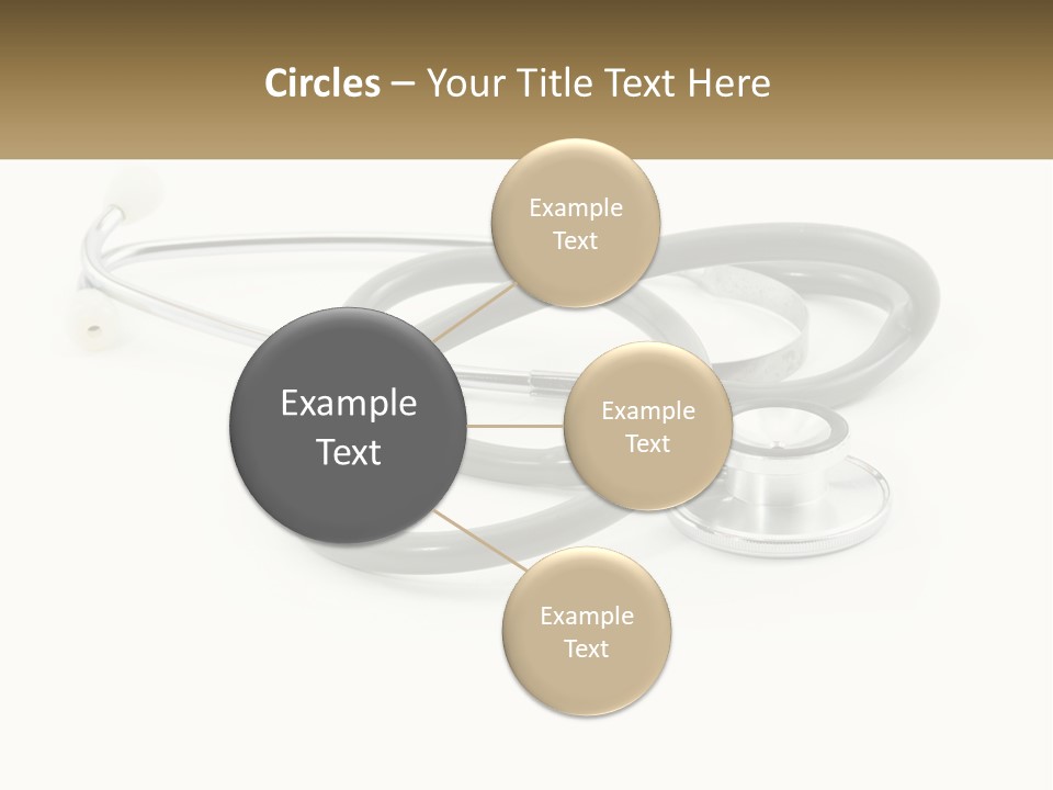 A Medical Powerpoint Presentation With A Stethoscope PowerPoint Template