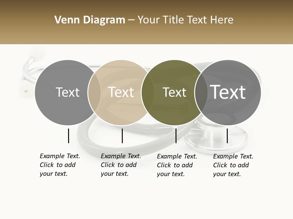 A Medical Powerpoint Presentation With A Stethoscope PowerPoint Template