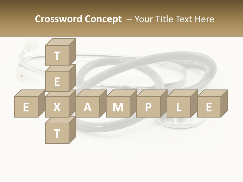 A Medical Powerpoint Presentation With A Stethoscope PowerPoint Template