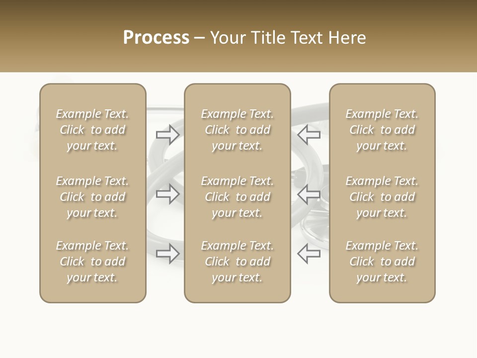 A Medical Powerpoint Presentation With A Stethoscope PowerPoint Template