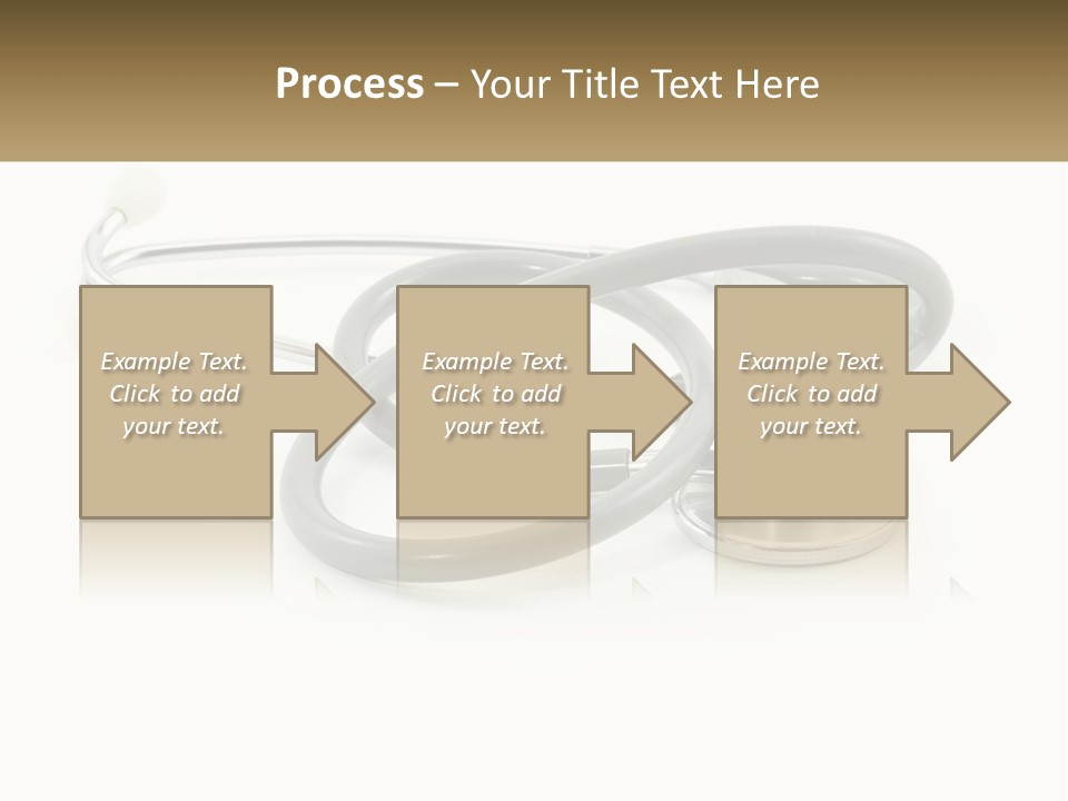 A Medical Powerpoint Presentation With A Stethoscope PowerPoint Template