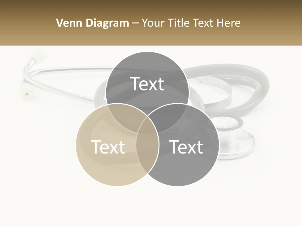 A Medical Powerpoint Presentation With A Stethoscope PowerPoint Template