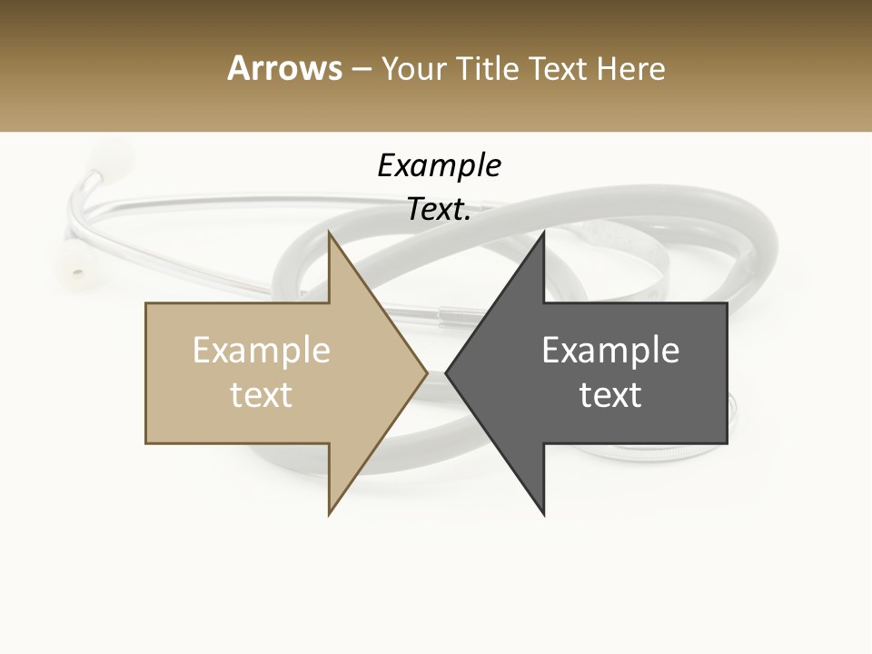 A Medical Powerpoint Presentation With A Stethoscope PowerPoint Template