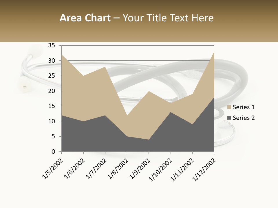 A Medical Powerpoint Presentation With A Stethoscope PowerPoint Template