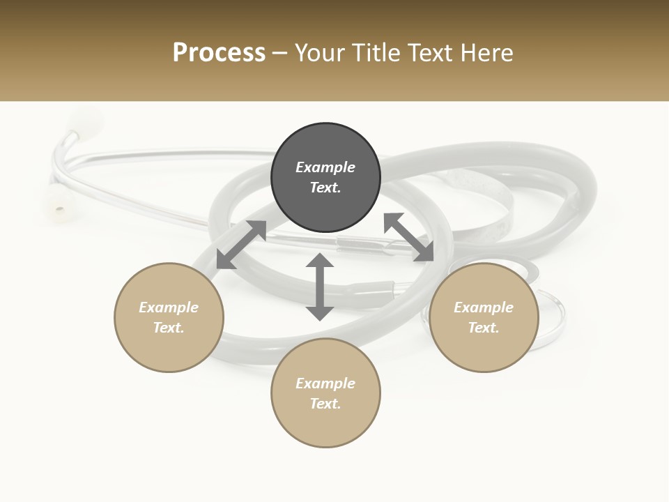 A Medical Powerpoint Presentation With A Stethoscope PowerPoint Template