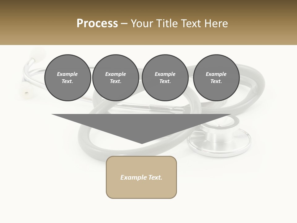 A Medical Powerpoint Presentation With A Stethoscope PowerPoint Template