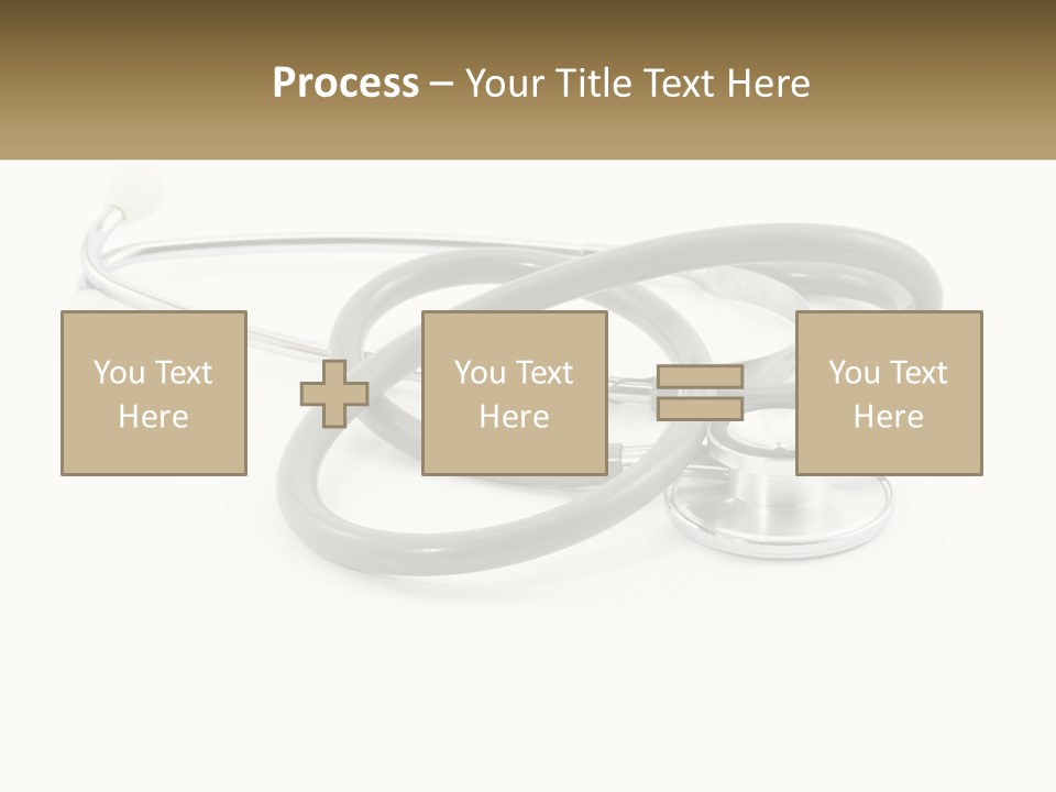 A Medical Powerpoint Presentation With A Stethoscope PowerPoint Template