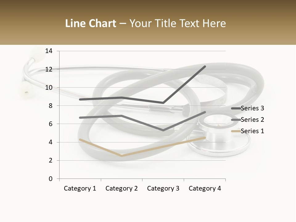 A Medical Powerpoint Presentation With A Stethoscope PowerPoint Template