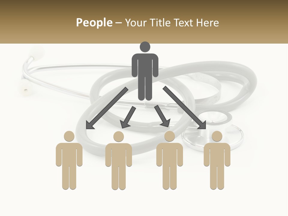 A Medical Powerpoint Presentation With A Stethoscope PowerPoint Template