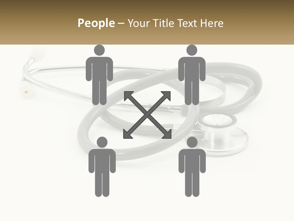 A Medical Powerpoint Presentation With A Stethoscope PowerPoint Template