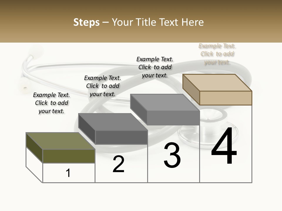 A Medical Powerpoint Presentation With A Stethoscope PowerPoint Template