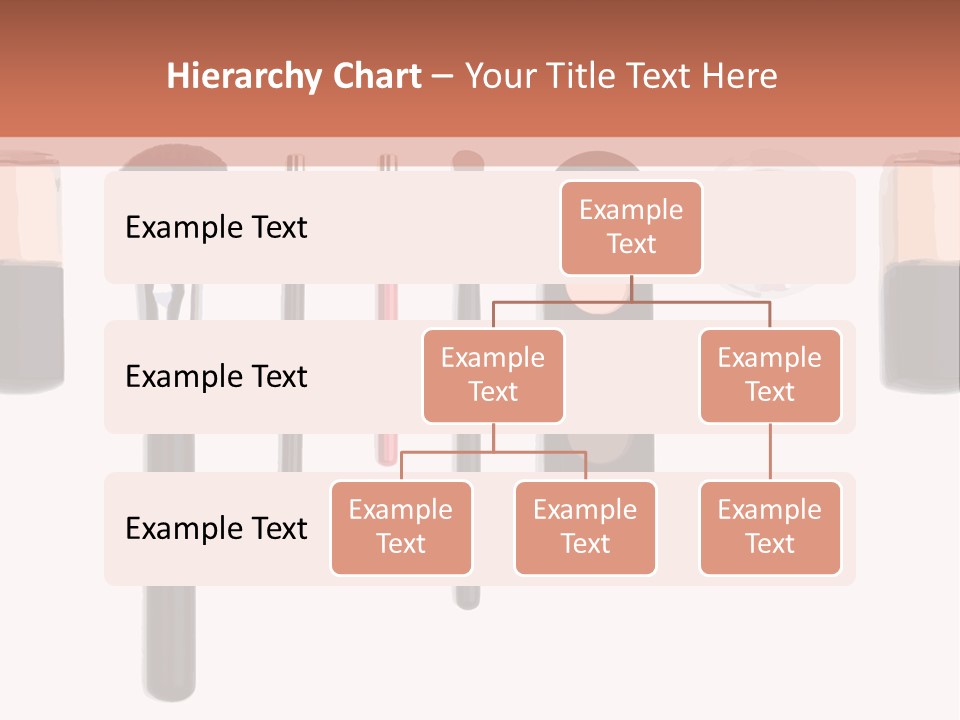 A Variety Of Makeup Products On A White Background PowerPoint Template