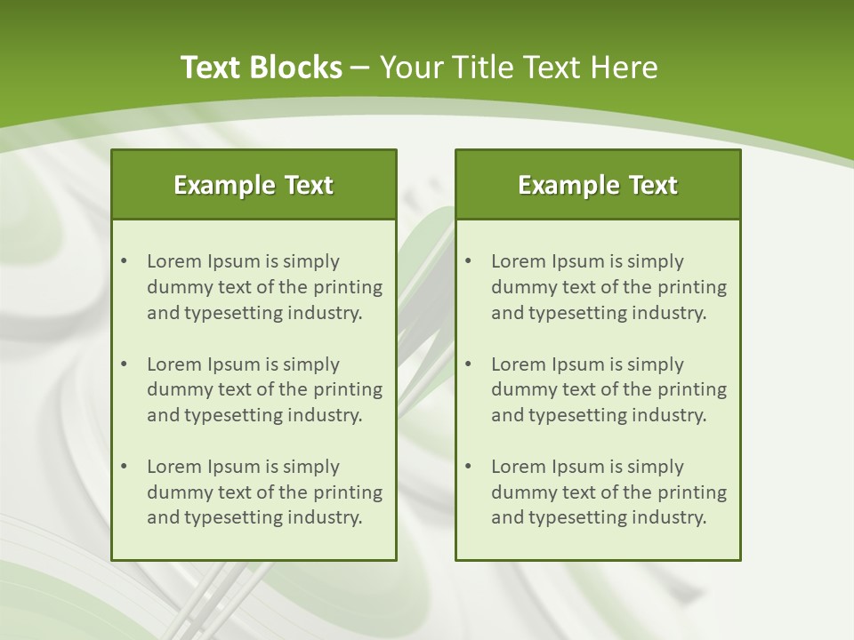 A Green Arrow On Top Of A Green Target PowerPoint Template