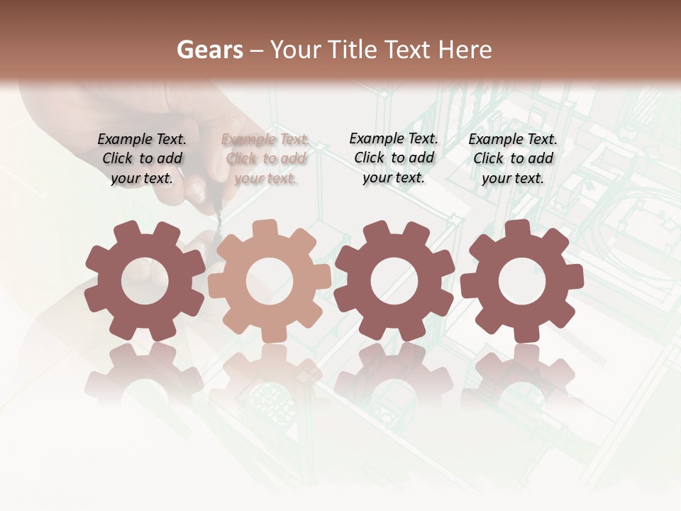 A Person Writing On A Piece Of Paper With A Pen PowerPoint Template