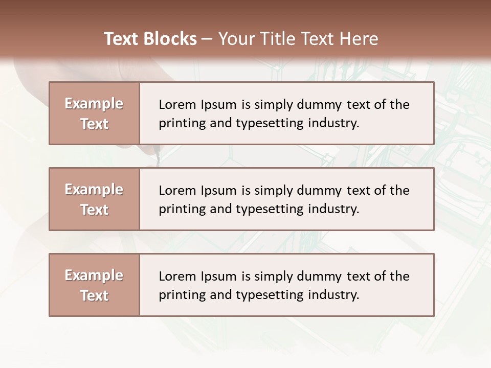 A Person Writing On A Piece Of Paper With A Pen PowerPoint Template