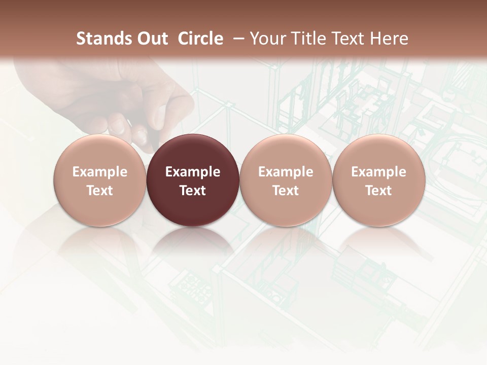 A Person Writing On A Piece Of Paper With A Pen PowerPoint Template