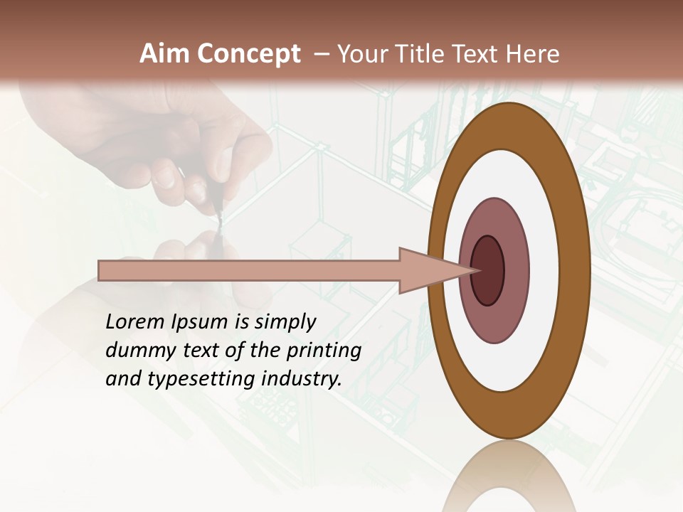 A Person Writing On A Piece Of Paper With A Pen PowerPoint Template