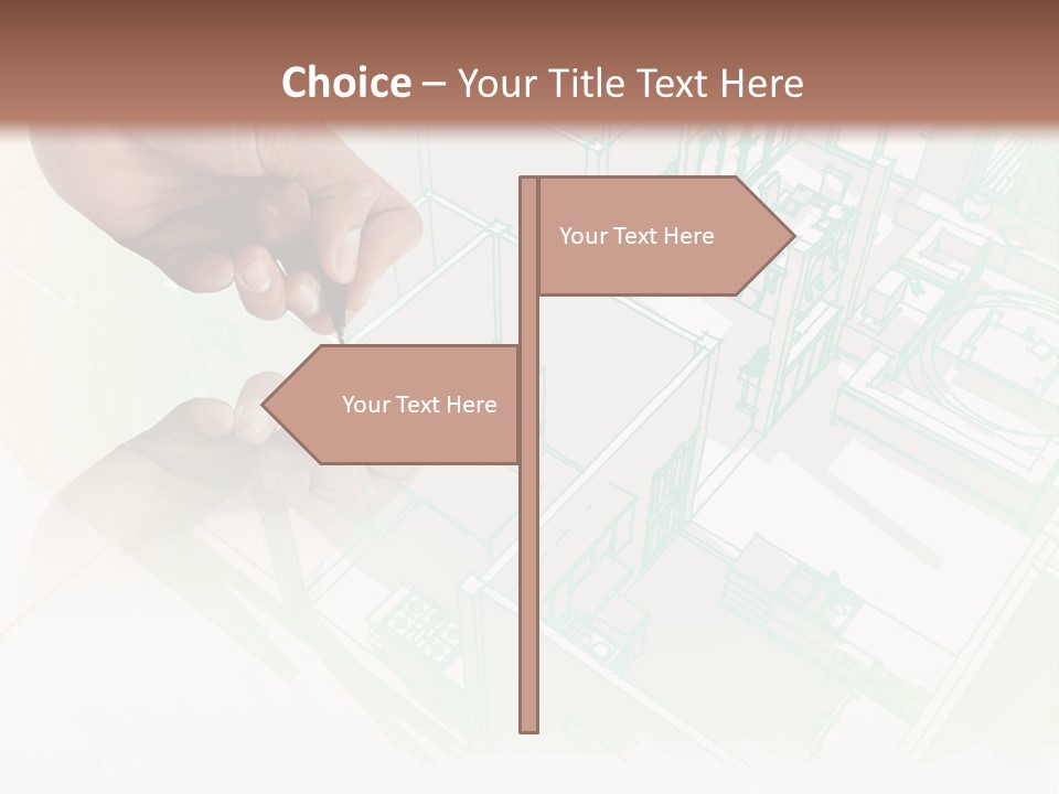 A Person Writing On A Piece Of Paper With A Pen PowerPoint Template