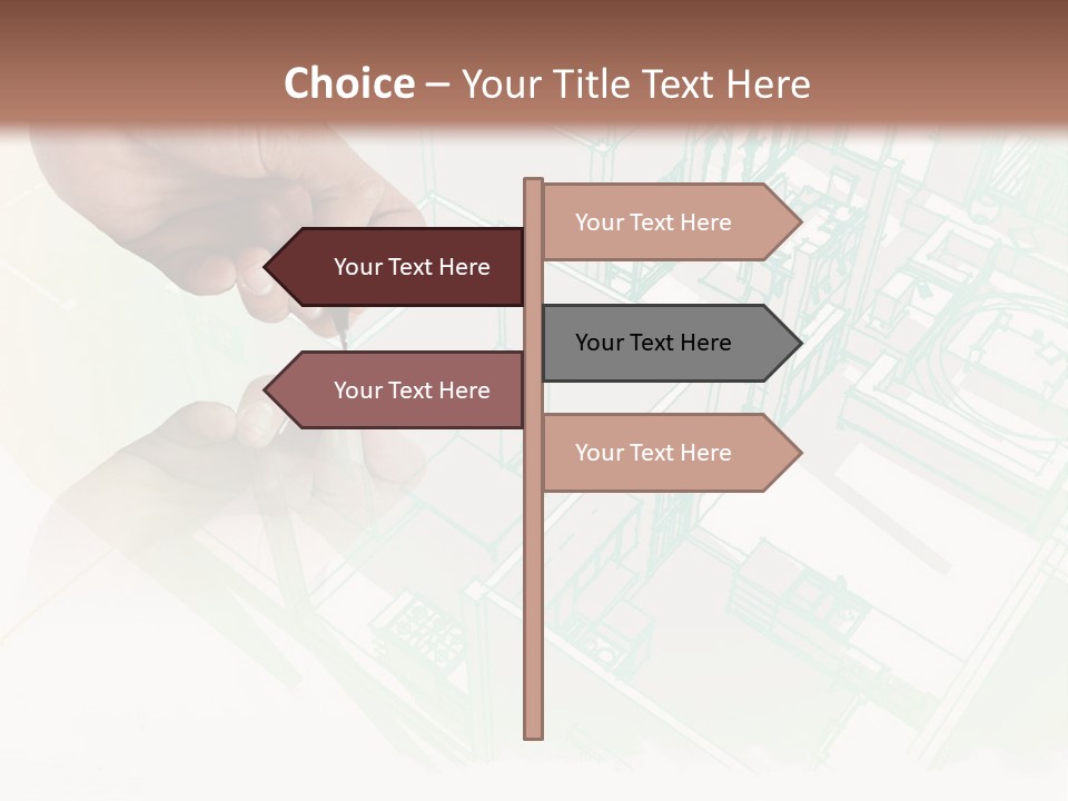 A Person Writing On A Piece Of Paper With A Pen PowerPoint Template