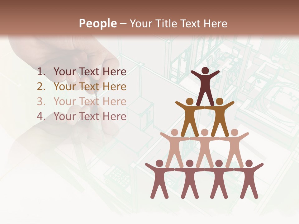 A Person Writing On A Piece Of Paper With A Pen PowerPoint Template