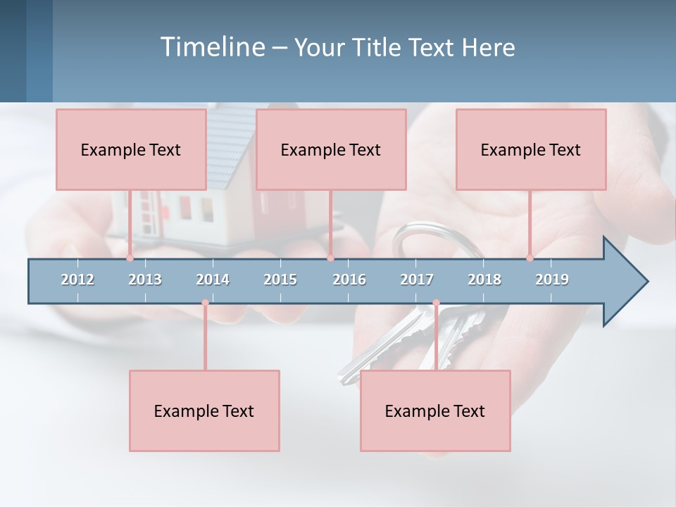A Person Holding A House Key In Their Hands PowerPoint Template