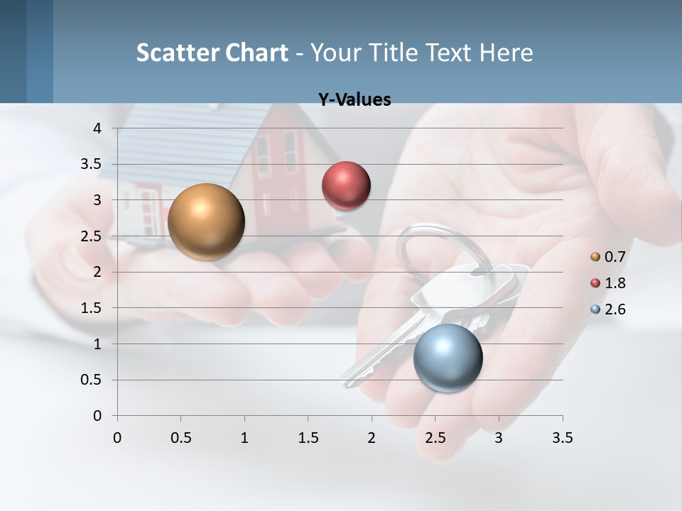 A Person Holding A House Key In Their Hands PowerPoint Template