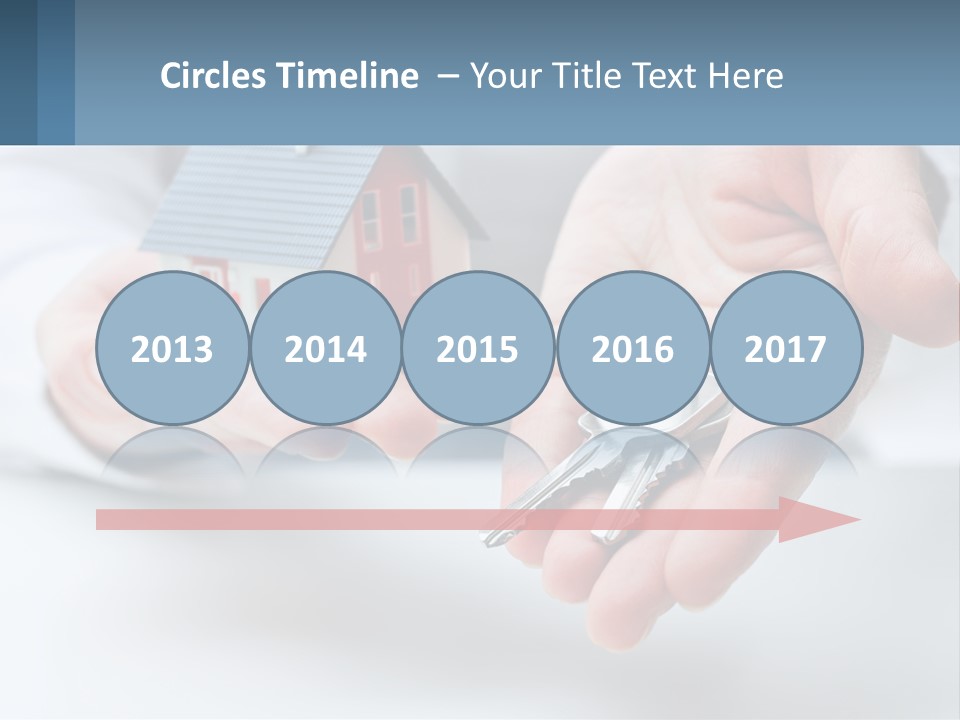 A Person Holding A House Key In Their Hands PowerPoint Template