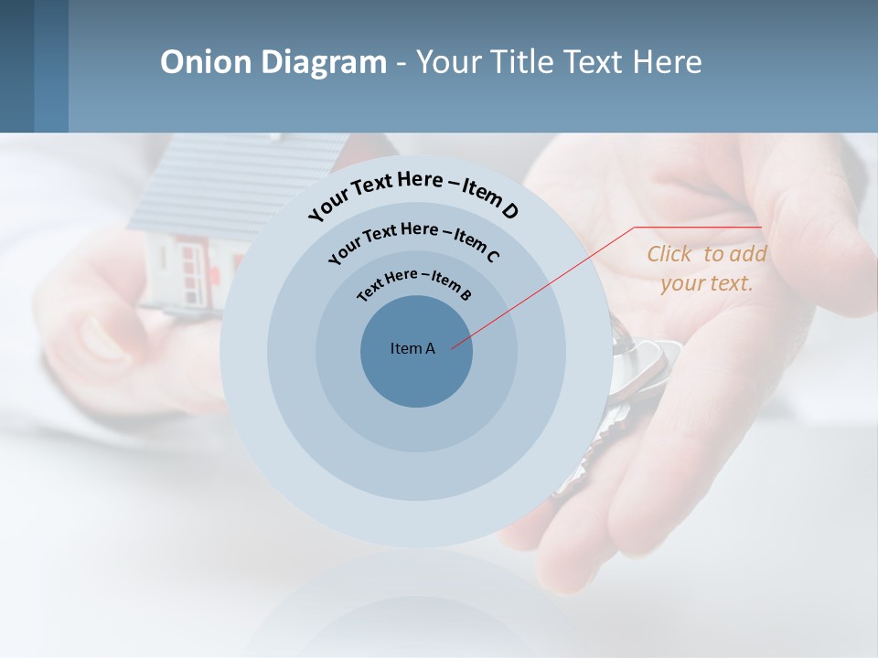 A Person Holding A House Key In Their Hands PowerPoint Template