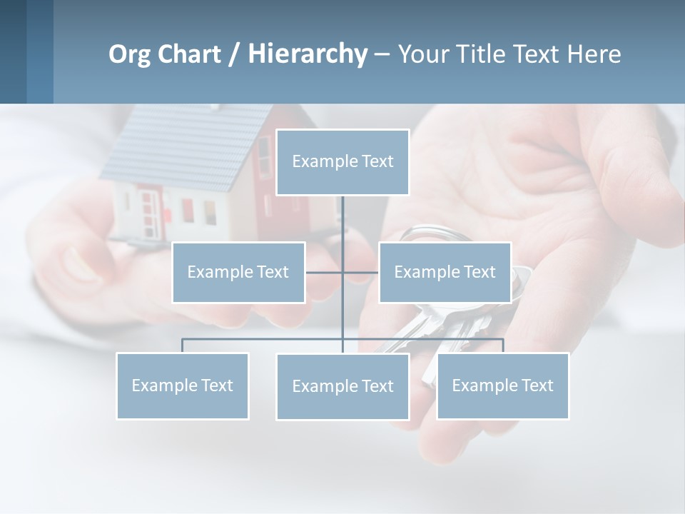 A Person Holding A House Key In Their Hands PowerPoint Template