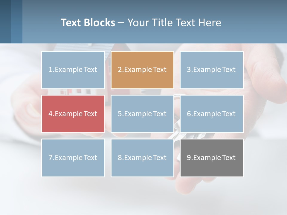 A Person Holding A House Key In Their Hands PowerPoint Template