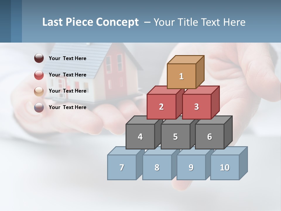 A Person Holding A House Key In Their Hands PowerPoint Template