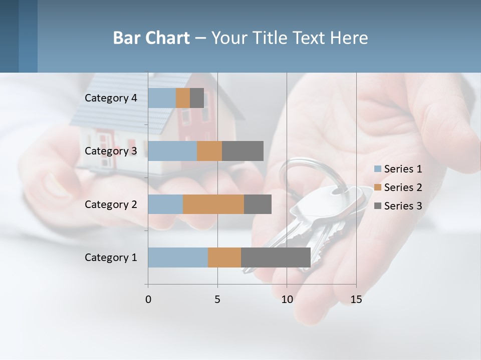 A Person Holding A House Key In Their Hands PowerPoint Template
