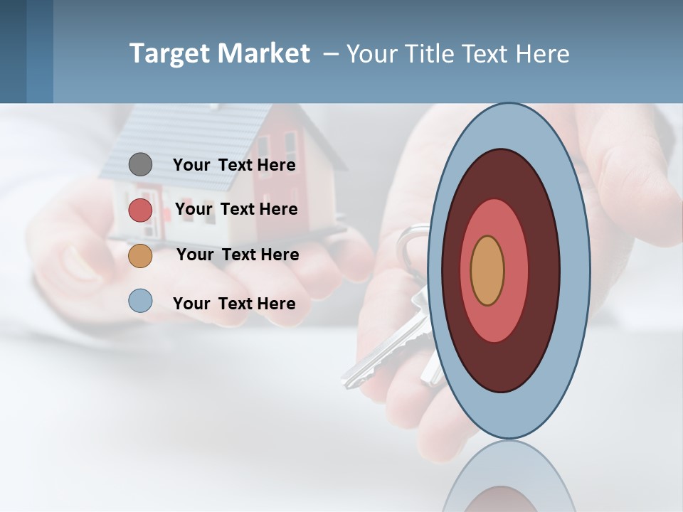 A Person Holding A House Key In Their Hands PowerPoint Template