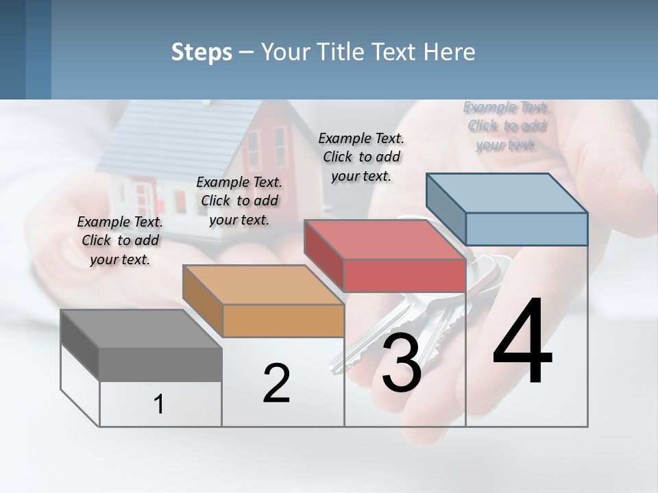 A Person Holding A House Key In Their Hands PowerPoint Template