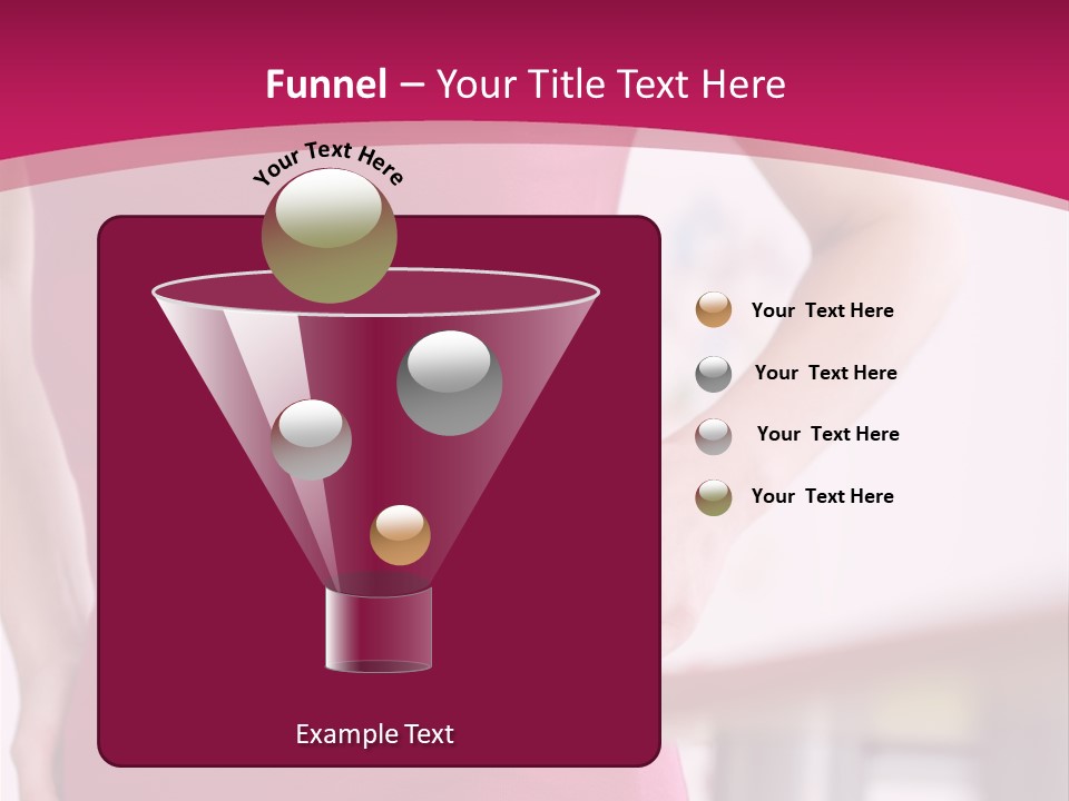 A Woman In A Pink Shirt Is Holding Her Stomach PowerPoint Template