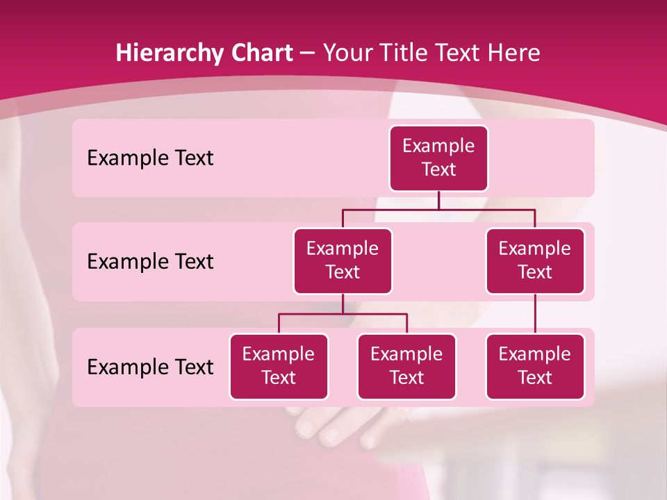 A Woman In A Pink Shirt Is Holding Her Stomach PowerPoint Template