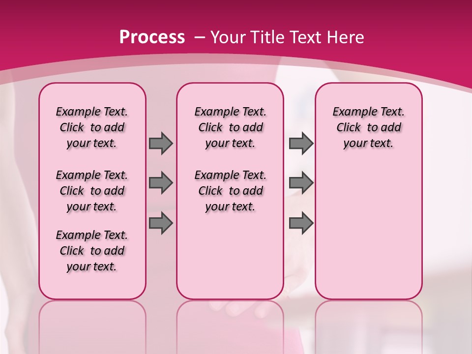 A Woman In A Pink Shirt Is Holding Her Stomach PowerPoint Template