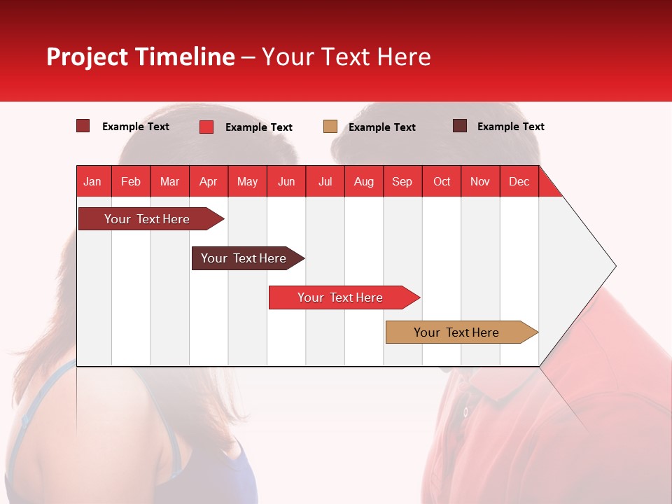 A Man And A Woman Yelling At Each Other PowerPoint Template