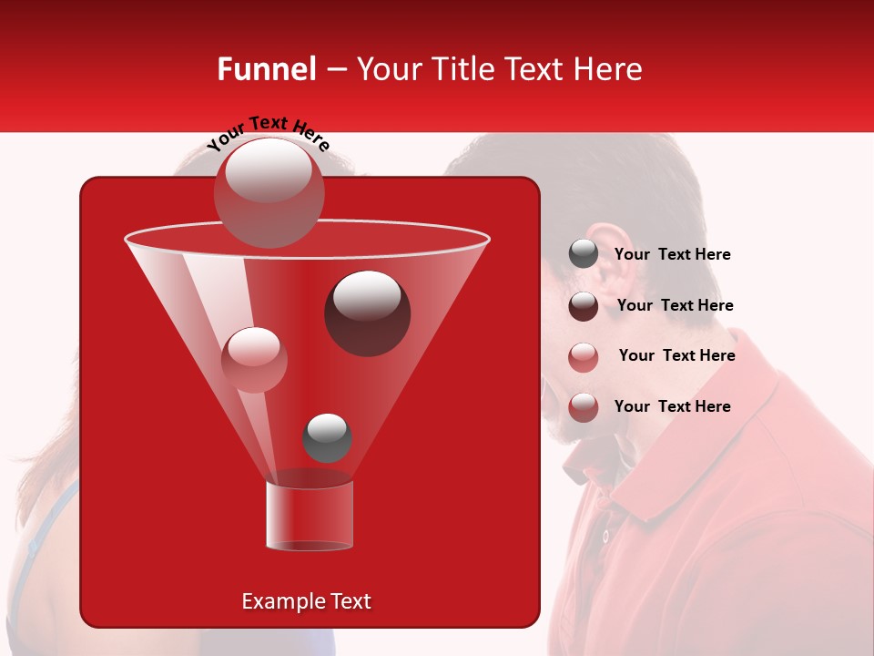 A Man And A Woman Yelling At Each Other PowerPoint Template