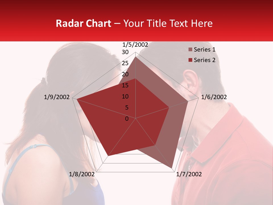 A Man And A Woman Yelling At Each Other PowerPoint Template