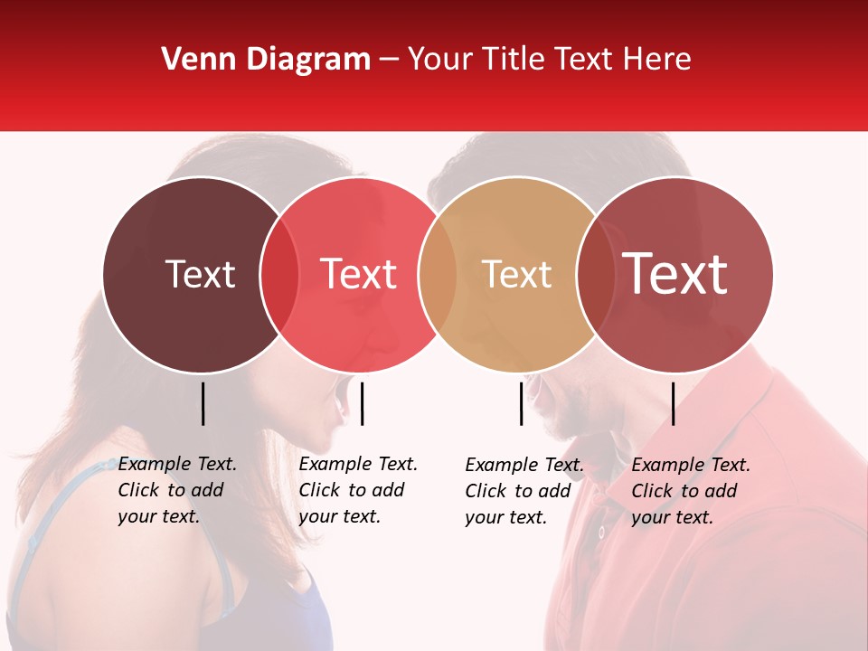 A Man And A Woman Yelling At Each Other PowerPoint Template