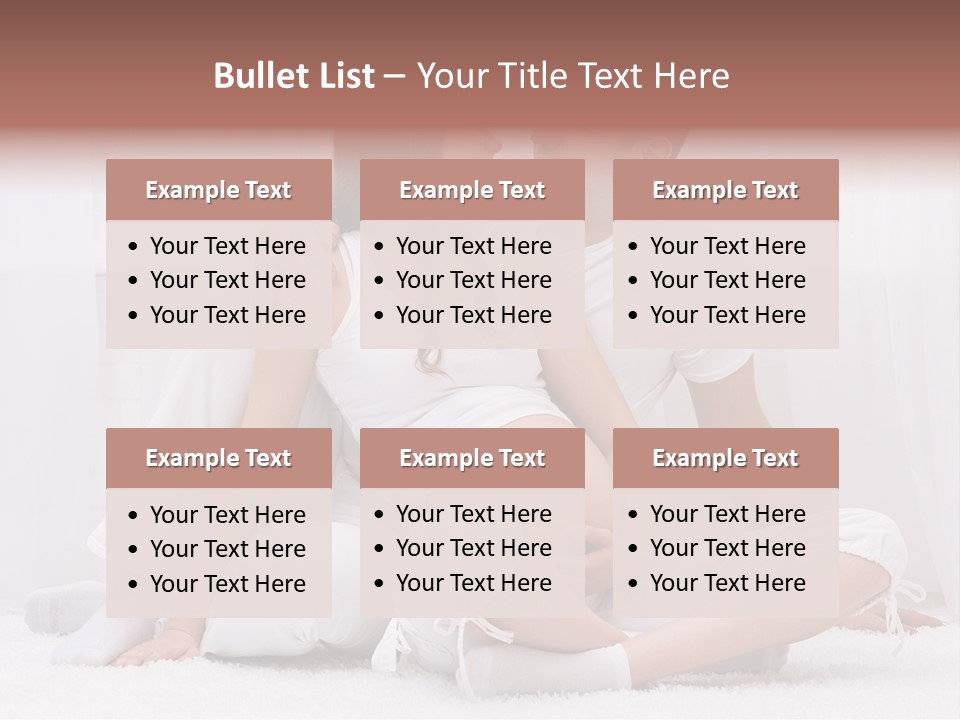 A Pregnant Couple Sitting On A Bed Together PowerPoint Template